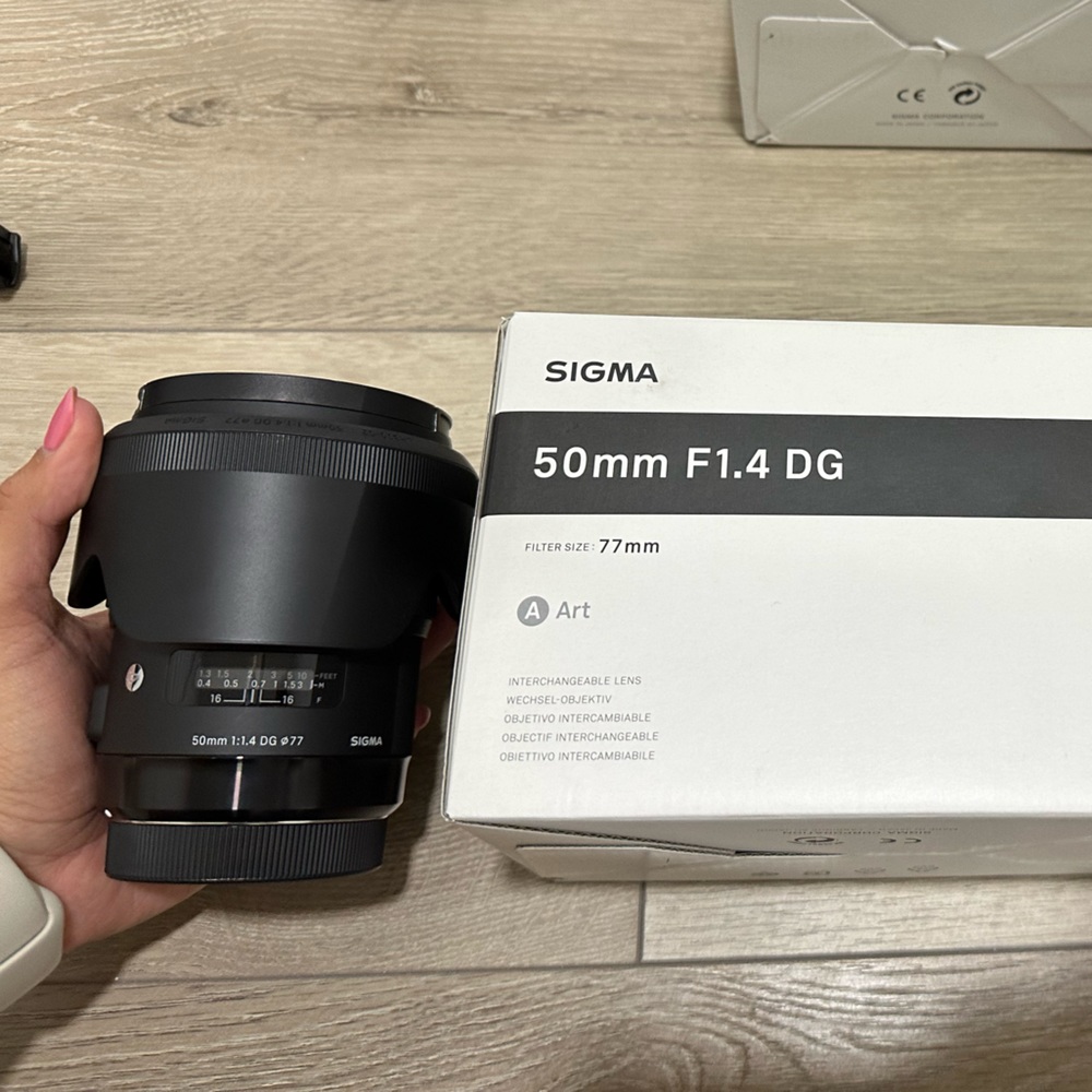 Sigma lense for canon 50mm 1.4